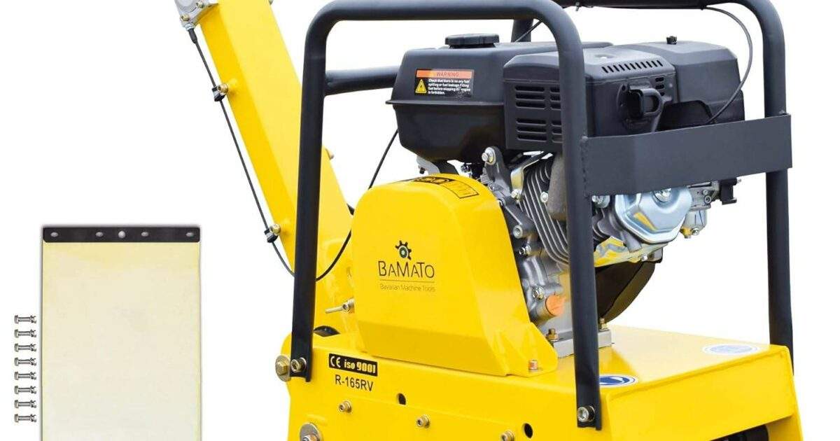 BAMATO Rüttelplatte R-165RV Test 2026: Power für Baustelle & Garten Produktbild