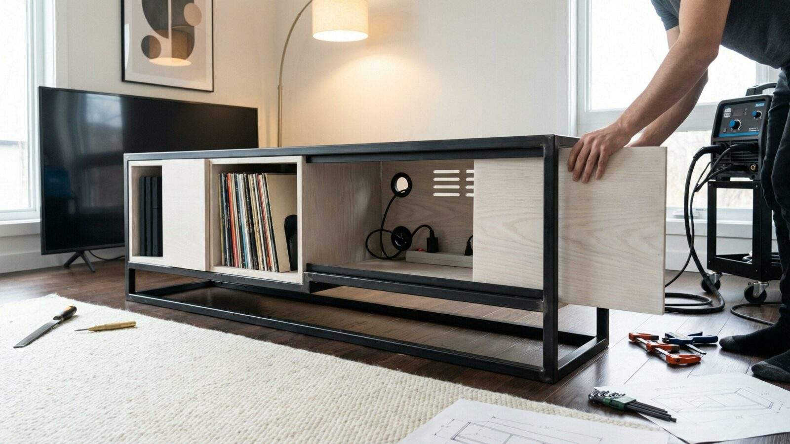 schiebetür selber bauen – Scheunentür-Look für Zuhause gestalten