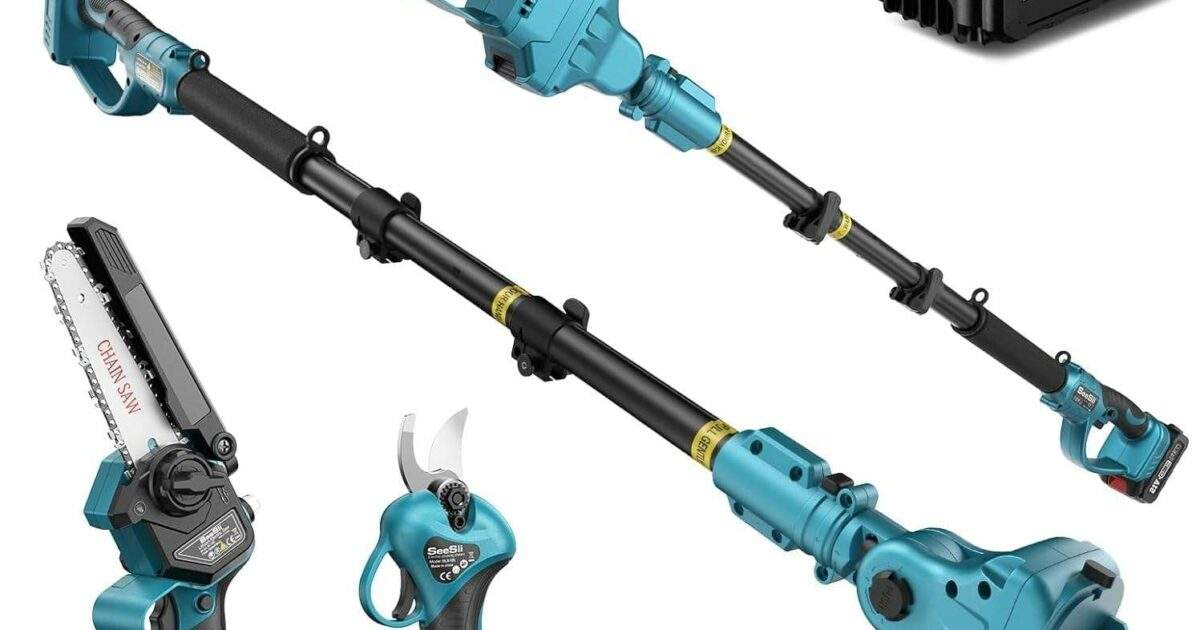 SEESII P6 Combo Test 2026: 4-in-1 Mini Kettensäge & Astschere Produktbild