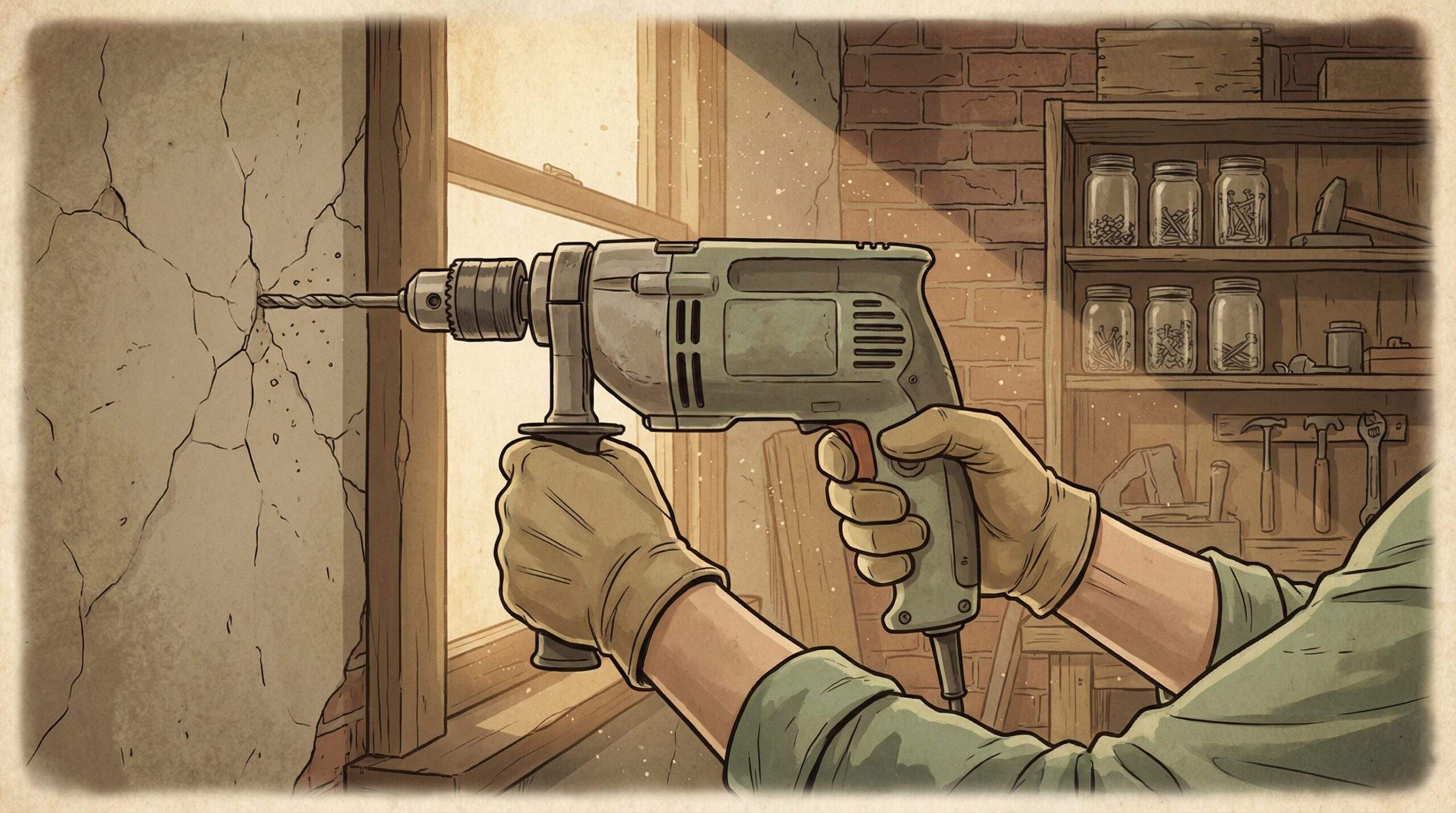 dämmplatten kleben – Innendämmung anbringen – Frau drückt Dämmplatte an die Wand und prüft mit Wasserwaage