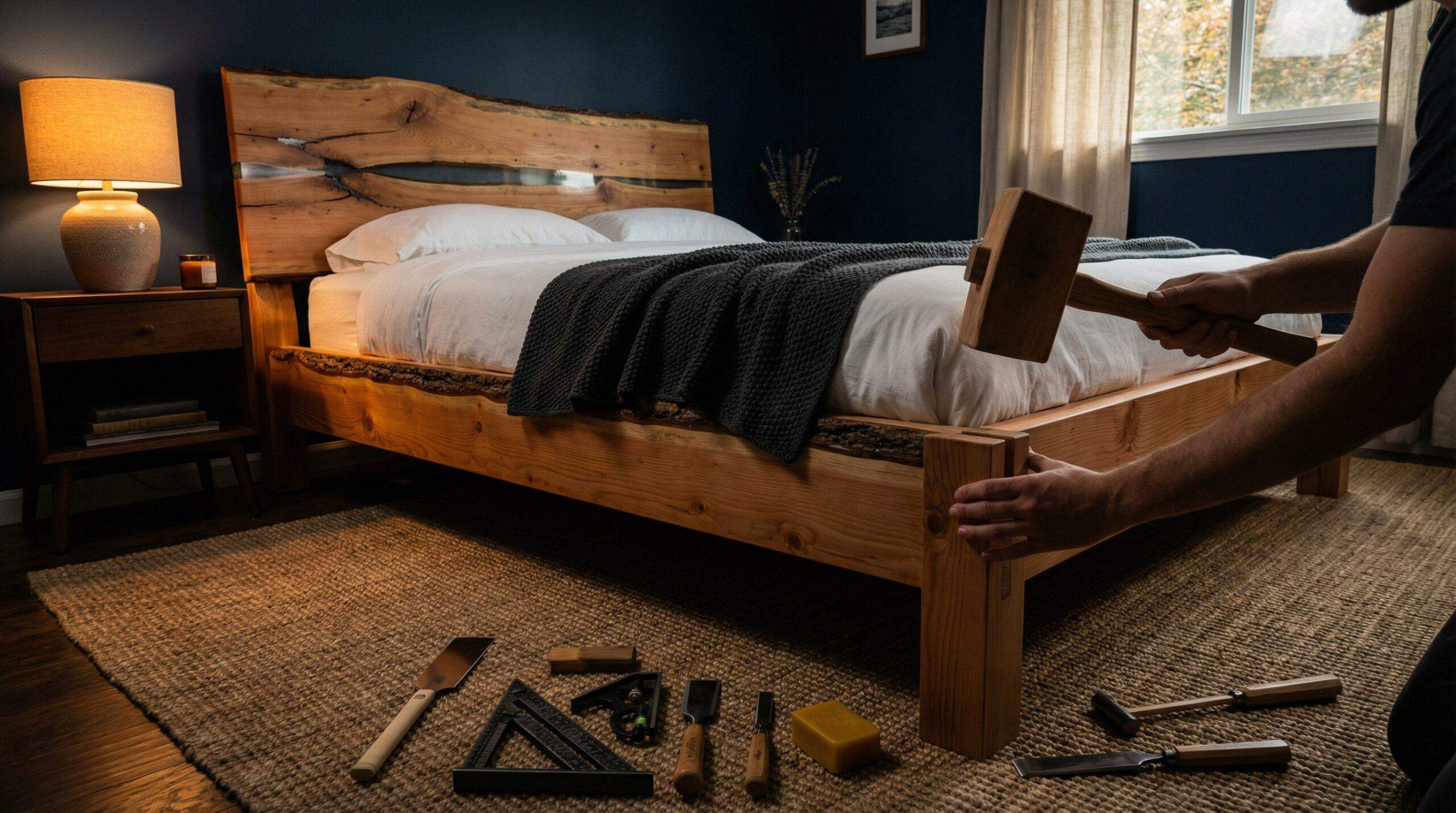 Moderner Raumteiler aus Holzlatten Raumteiler selber bauen – Moderner Raumteiler aus Holzlatten in einem Wohnzimmer